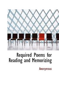 Required Poems for Reading and Memorizing