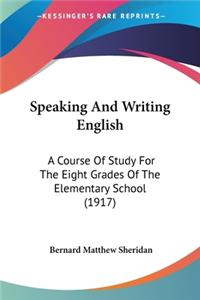 Speaking And Writing English