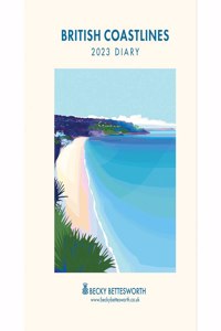 British Coastlines, Becky Bettesworth Deluxe A5 Diary 2023