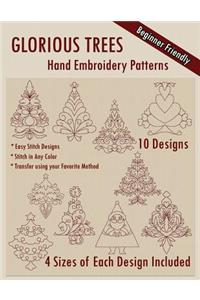 Glorious Trees Hand Embroidery Patterns