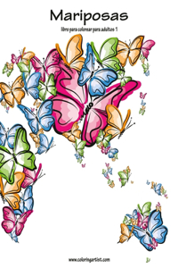 Mariposas libro para colorear para adultos 1