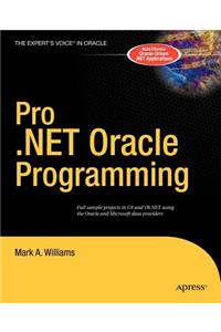 Pro .Net Oracle Programming