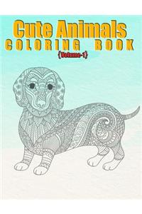 Cute Animals coloring book