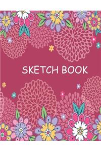 sketch book for beginners Notebook for Drawing, Writing, Painting, Sketching or Doodling 8.5*11