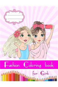Fashion Coloring Book for girls