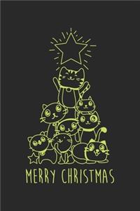 Merry Catmas Christmas Notebook