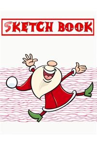 Sketch Book For Drawing Christmas Gift Debt