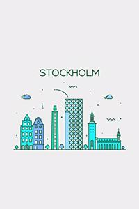 Stockholm Minimalist Travel Notebook [Lined] [6x9] [110 pages]