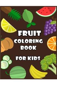 Fruits Coloring Book for Kids