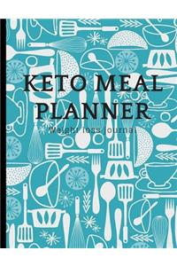 KETO MEAL PLANNER Weight loss journal