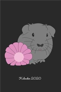 Meerschweinchen mit Blume