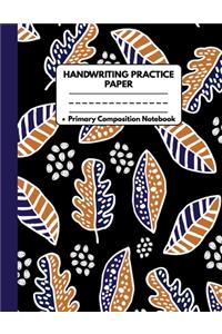 Handwriting Practice Paper Notebook Primary Composition Notebook