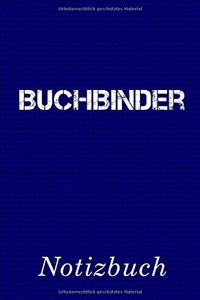Buchbinder Notizbuch