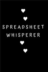 Spreadsheet Whisperer: Best Boss Journal, Gift For Coworker, Gag Gift, Work Notebook, Funny Office Notebook, lined - 6x9 inches - 110 Pages