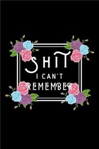 Shit I Can't Remember