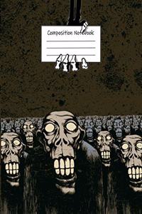 Zombie Halloween College Ruled Journal
