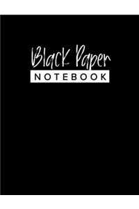 Black Paper Notebook - College Ruled - 8.5x11