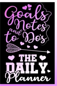 Goals, Notes and To Do's Daily Planner