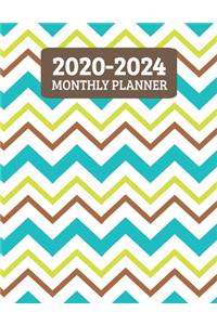 2020-2024 Monthly Planner