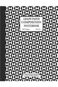Graph paper composition notebook