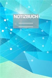 Notizbuch A5 Muster Blau Abstrakt Abstract