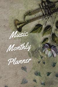 Music Monthly Planner