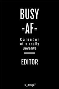 Calendar 2020 for Editors / Editor