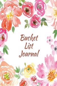 Bucket List Journal