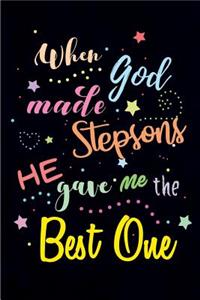 When God made Stepsons He gave me the Best One