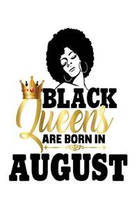 Black Queens Are Born in August: College Ruled Notebook (7.5 X 9.25) 200 Pages(college Notebook, Ruled Notebook,200 Page Composition Book,200 Page Journal,200 Page Notebook,200 Ruled Paper, College Ruled Journal)