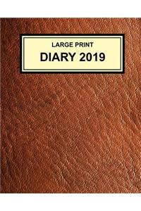 Large Print Diary 2019
