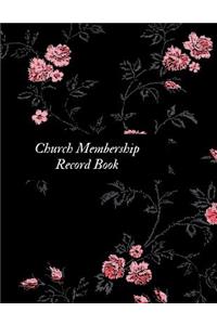 Church Membership Record Book
