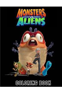 Monsters Vs Aliens Coloring Book