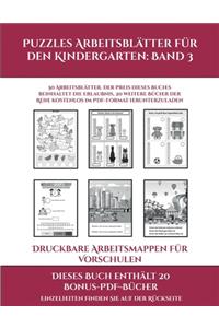Druckbare Arbeitsmappen für Vorschulen (Puzzles Arbeitsblätter für den Kindergarten