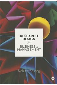 Research Design for Business & Management