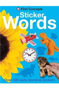 First Sticker Concepts Words