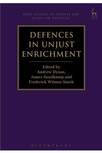 Defences in Unjust Enrichment