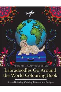 Labradoodles Go Around the World Colouring Book