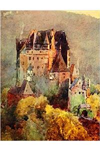 Castle On A Hill: College Ruled Journal Composition Notebook