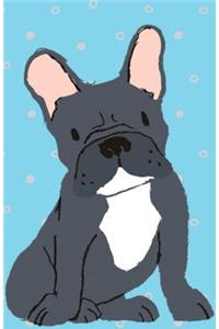 Journal Notebook For Dog Lovers Black French Bulldog