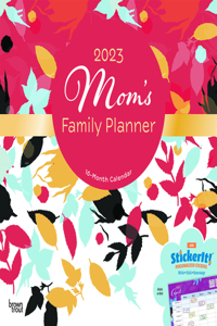 Mom's Family Planner 2023 Square Stkr