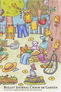 Bullet Journal Chaos im Garten ca. A5 (15,2 x 22,9cm) 200 Seiten dotted white paper
