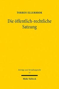 Die Offentlich-Rechtliche Satzung