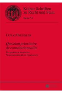 Question prioritaire de constitutionnalité