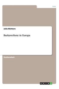 Burkaverbote in Europa
