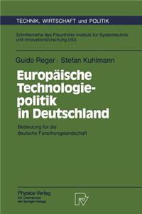 Europäische Technologiepolitik in Deutschland