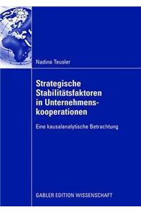 Strategische Stabilitätsfaktoren in Unternehmenskooperationen
