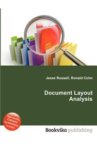 Document Layout Analysis
