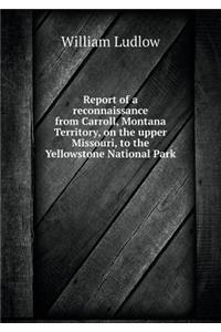 Report of a Reconnaissance from Carroll, Montana Territory, on the Upper Missouri, to the Yellowstone National Park