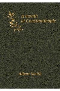 A Month at Constantinople